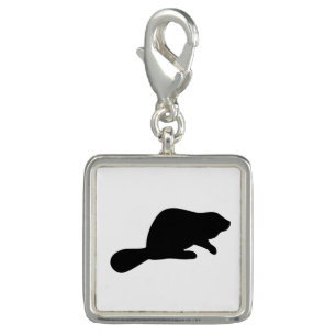 Beaver Silhouette Charm