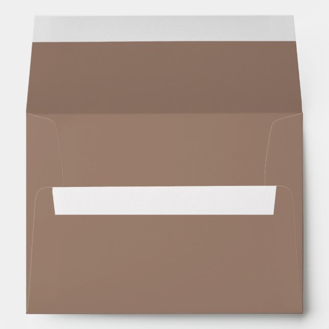 Beaver  (solid color)  envelope (Back (Bottom))