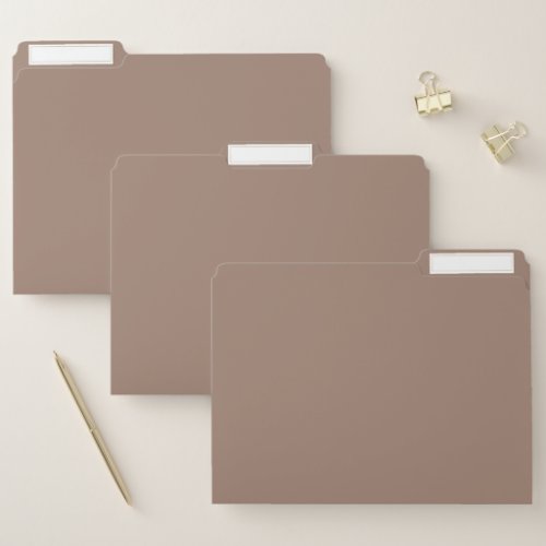 Beaver  solid color  file folder