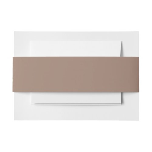 Beaver  solid color  invitation belly band