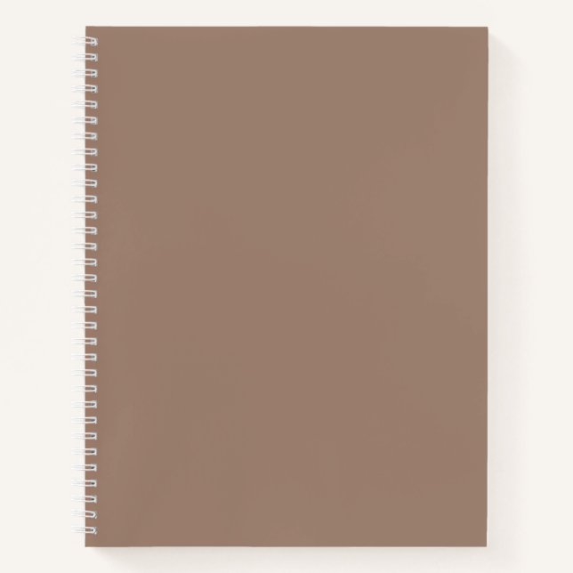 Beaver  (solid color)  notebook (Front)