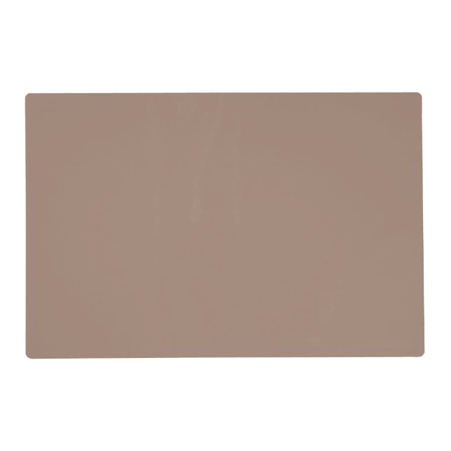 Beaver  (solid color)  placemat (Front)