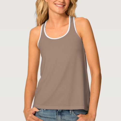 Beaver  solid color  tank top