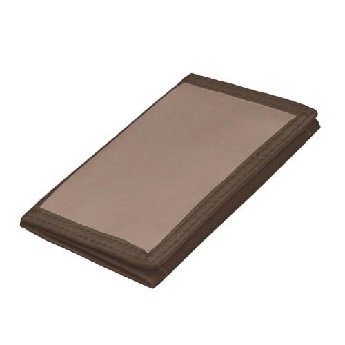 Beaver  solid color  trifold wallet