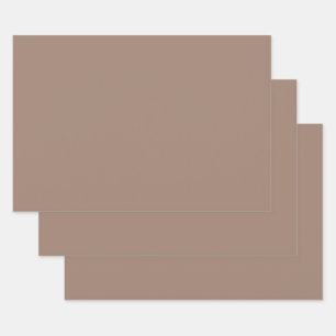 Beaver (solid color) wrapping paper sheets