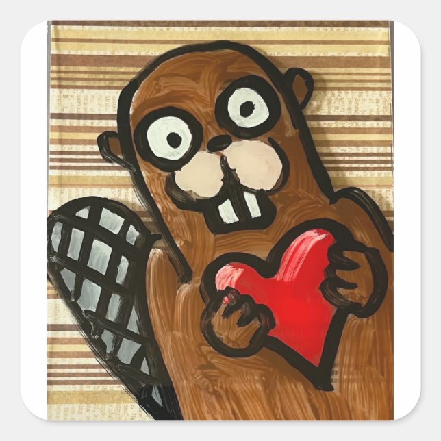 Beaver Stickers (Front)