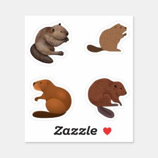 Beaver Stickers