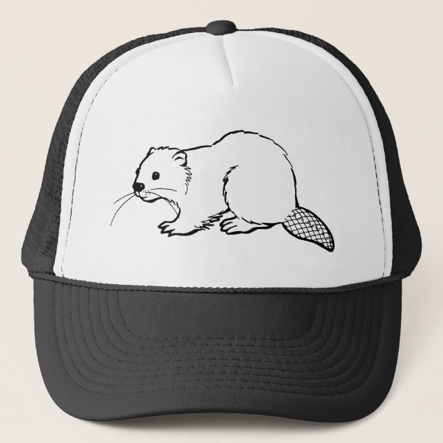 Beaver Trucker Hat (Front)