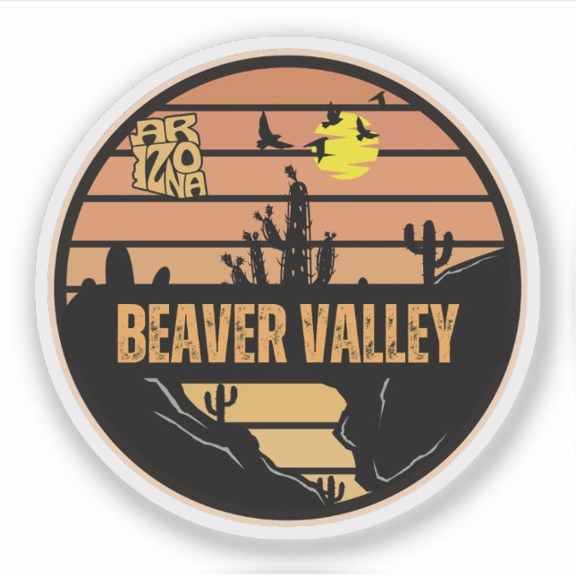 Beaver Valley, Arizona Sticker (Front)