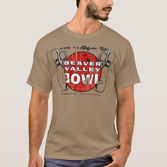 Beaver Valley Bowl - Rochester, PA-Photoroom T-Shirt (Front)