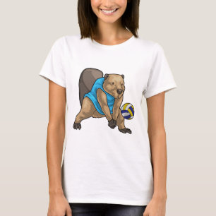 Beaver Volleyball player Volleyball T-Shirt