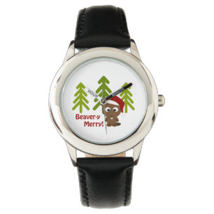 Beaver-y Merry! Cute Christmas Beaver Watch