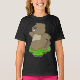 Beaver Yoga Fitness Gymnastics T-Shirt