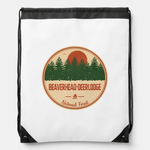 Beaverhead_Deerlodge National Forest Drawstring Bag