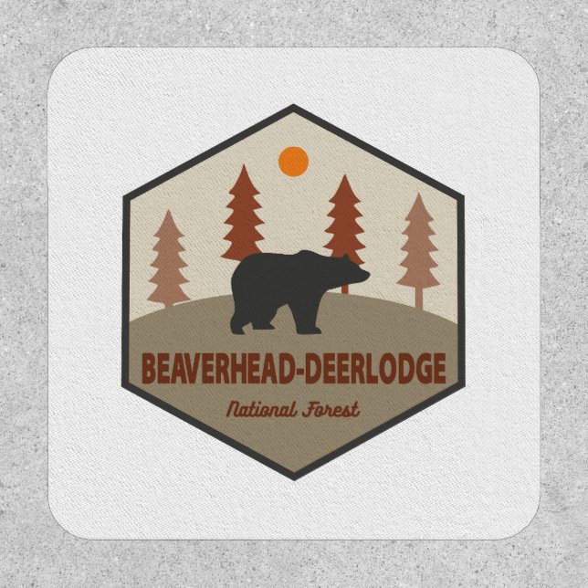 Beaverhead-Deerlodge National Forest Montana Bear Patch (Front)