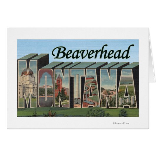 Beaverhead, Montana - Large Letter Scenes (Front Horizontal)
