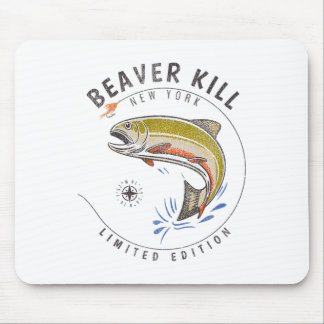 Beaverkill River New York Fly Fishing Souvenir Bea Mouse Pad
