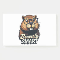 Beaverly Smart – Funny Beaver with Glasses Graphic