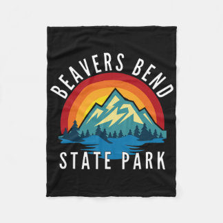 Beavers Bend State Park Oklahoma  Fleece Blanket