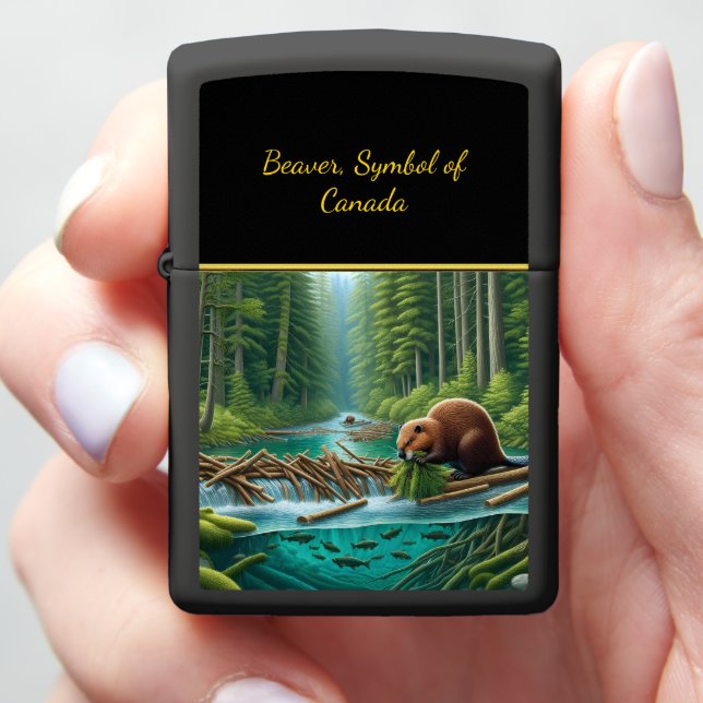 Beavers Branch Dam Zippo Lighter (In Hand)