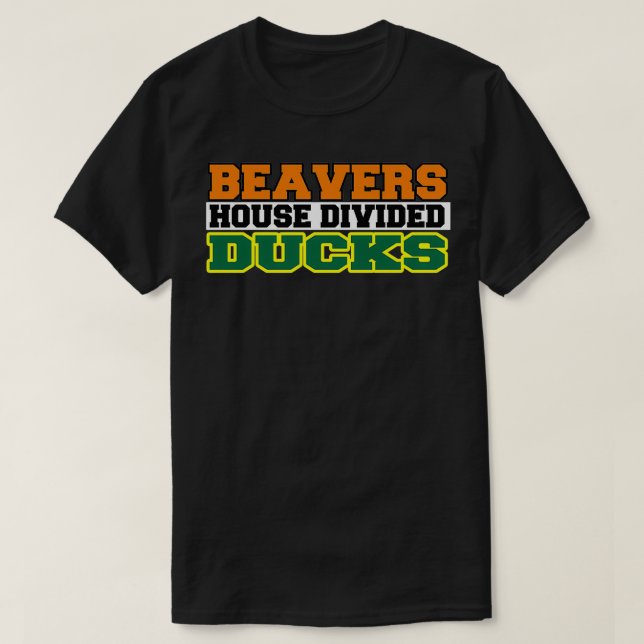 Beavers House Divided Ducks T-Shirt (Design Front)