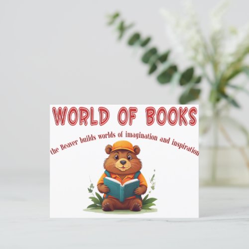 Beavers Imagination _ A Literary Tribute Holiday Postcard