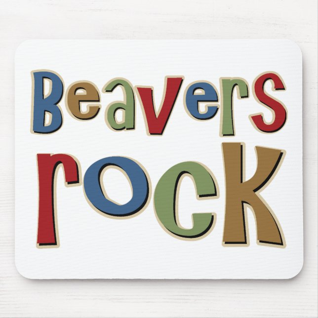 Beavers Rock Mouse Pad (Front)