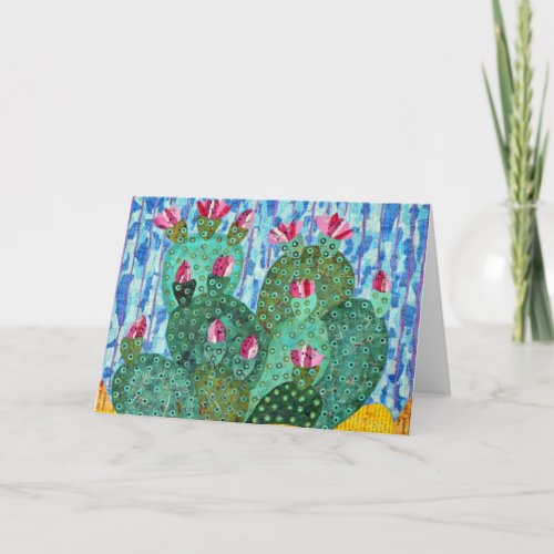 Beavertail Cactus Greeting Card