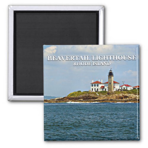 Beavertail Light Rhode Island Magnet