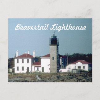 Beavertail Lighthouse Postcard 4