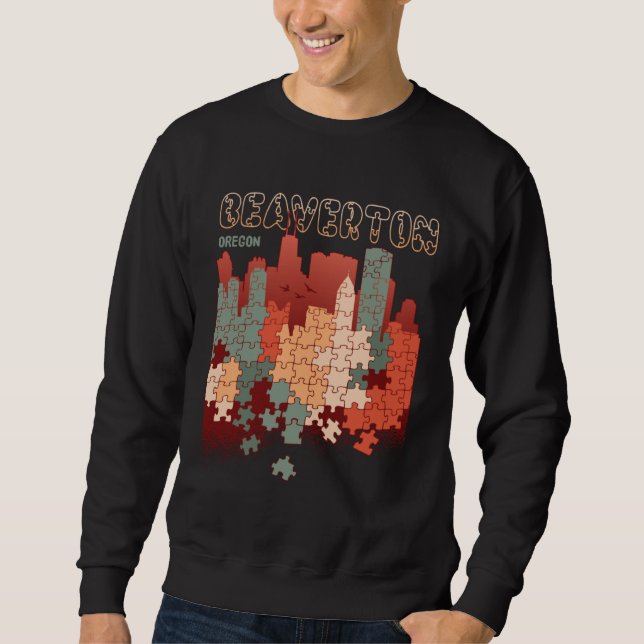 Beaverton In Oregon Travel Souvenir Sweatshirt (Front)