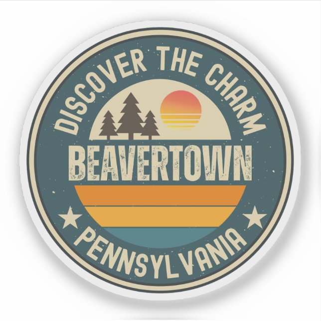 Beavertown, Pennsylvania Sticker (Front)