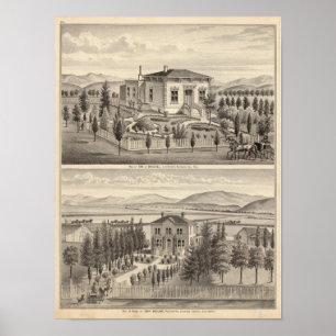 Beazell, English residences, farms Poster