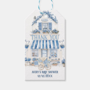 Bebe Cafe Bonjour Bebe Parisian theme Baby Shower Gift Tags