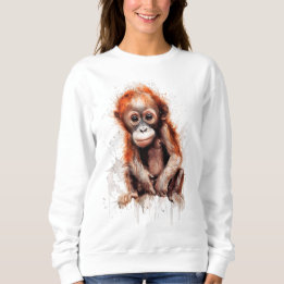 Bebé Orangután Sweatshirt