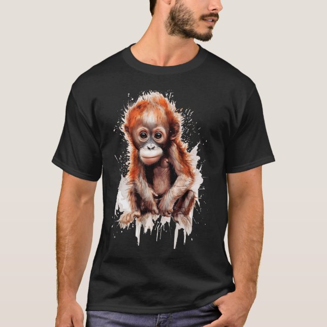 Bebé Orangután T-Shirt (Front)