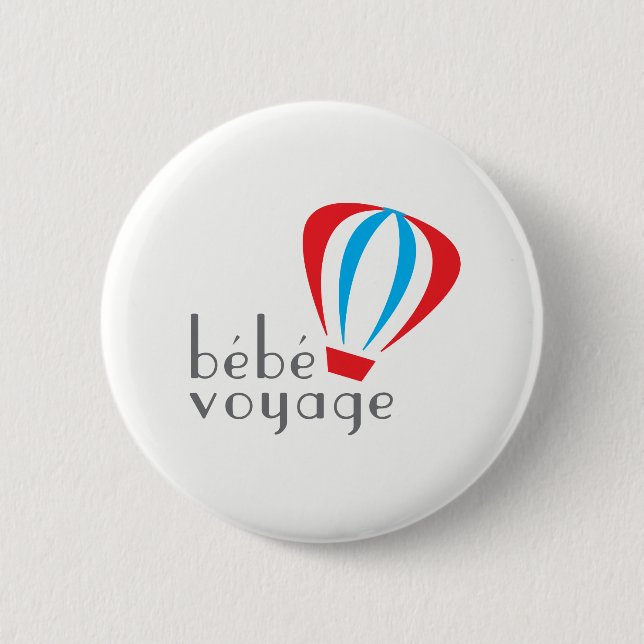 Bebe Voyage Logo Button (Front)