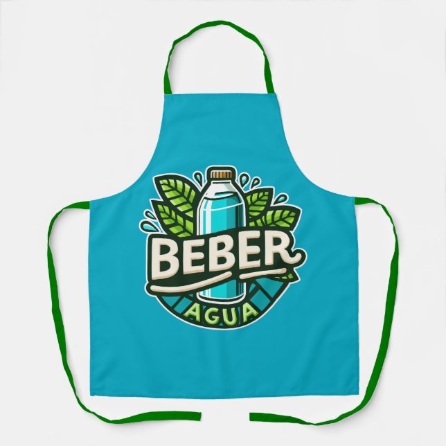 Beber agua apron (Front)
