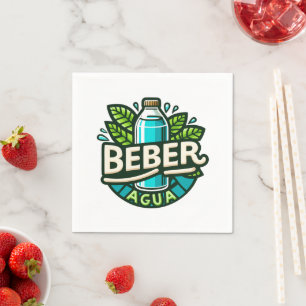 Beber agua napkins