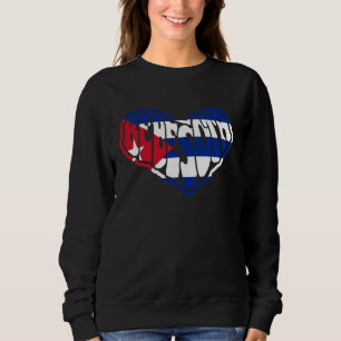 Bebesota Cuban Flag Reggaetón No Eres Bebecita Ere Sweatshirt