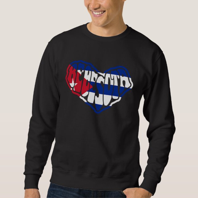 Bebesota Cuban Flag Reggaetón No Eres Bebecita Ere Sweatshirt (Front)