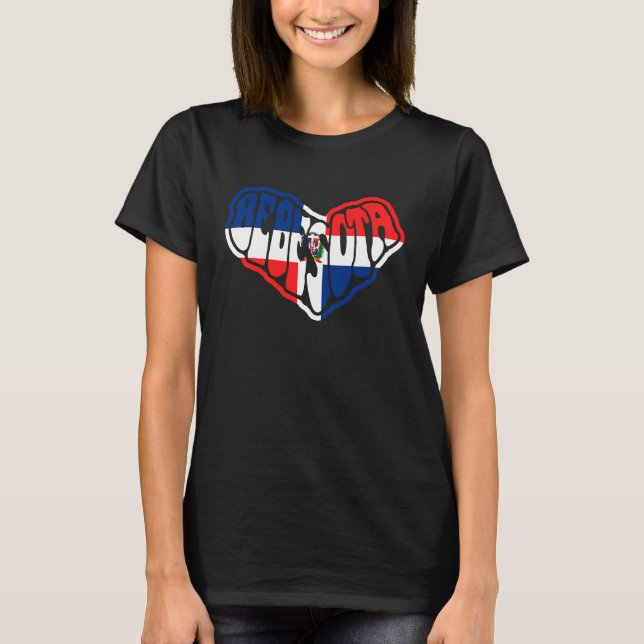 Bebesota Dominican Flag No Eres Bebecita Eres Bebe T-Shirt (Front)