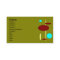 Bebop Retro Olive Business Card