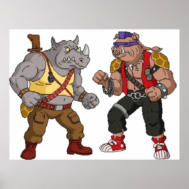 Bebop Rocksteady  Funny big print (Front)