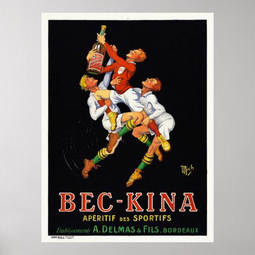 Bec_Kina Vintage Advertising Poster Mich 1921