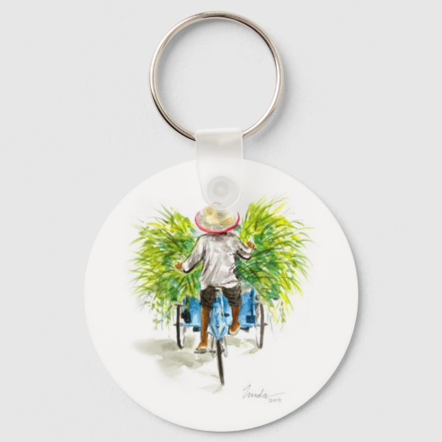 Becak Keychain (Front)