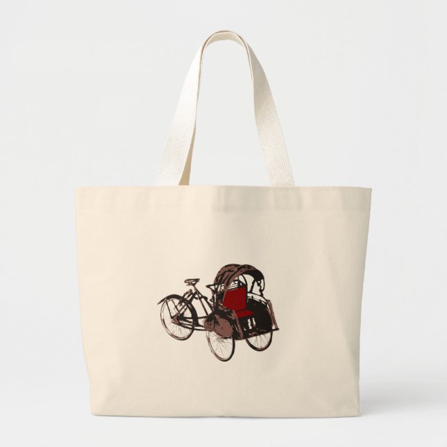 Becak Large Tote Bag (Front)