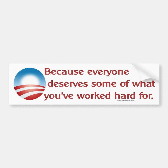 Because Bumper Sticker (Front)