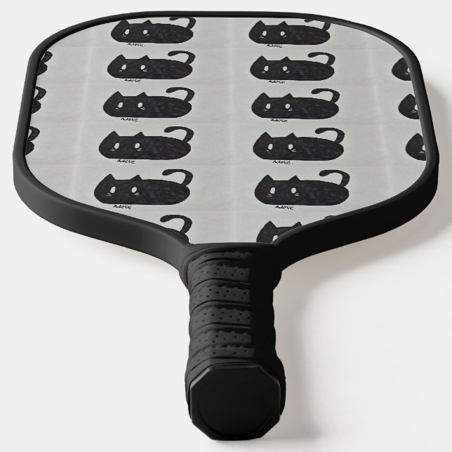 Because Cats should play pickleball too! Pickleball Paddle (Laydown)
