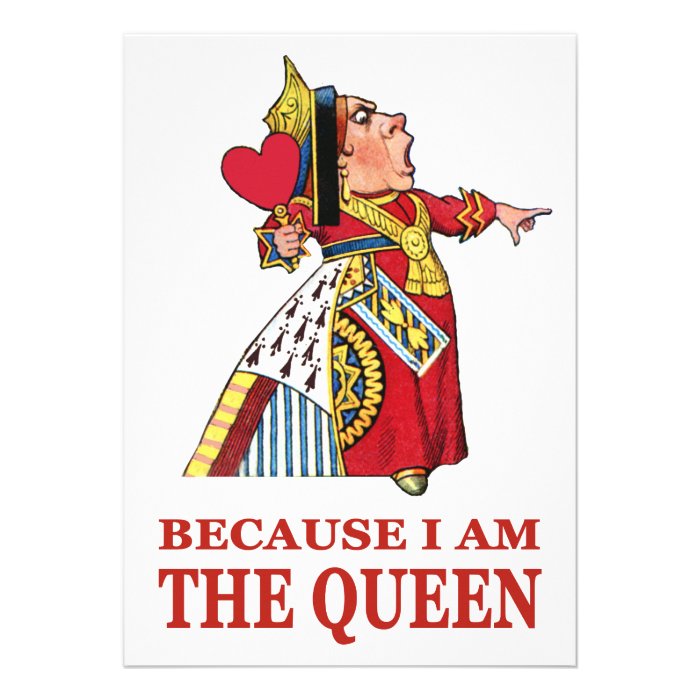 BECAUSE I AM THE QUEEN ANNOUNCEMENTS